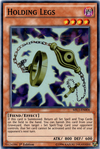 Holding Legs - MIL1-EN004 Super Rare 1st Edition