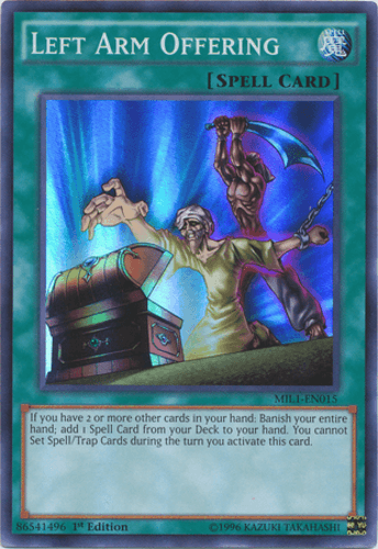 Left Arm Offering - MIL1-EN015 Super Rare 1st Edition