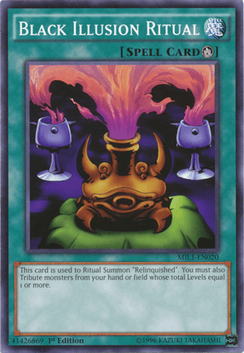 Black Illusion Ritual - MIL1-EN020 Common 1st Edition