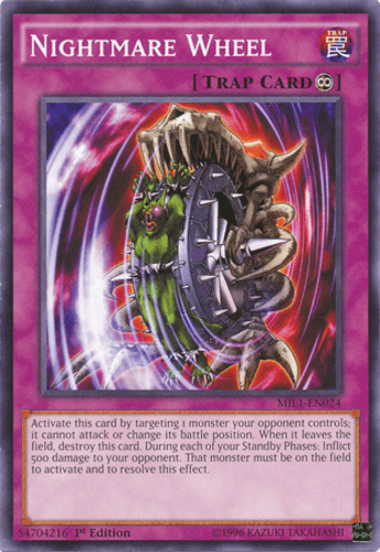 Nightmare Wheel - MIL1-EN024 Common 1st Edition