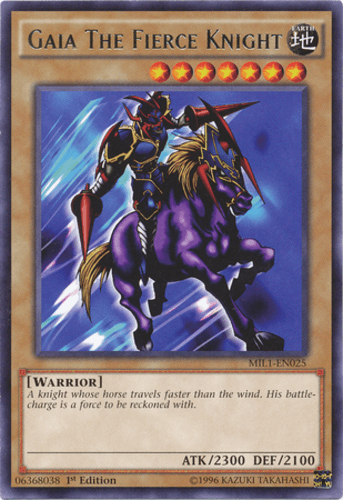 Gaia The Fierce Knight - MIL1-EN025 Rare 1st Edition