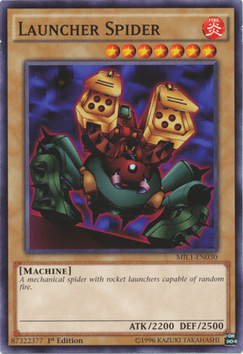 Launcher Spider - MIL1-EN030 Common 1st Edition