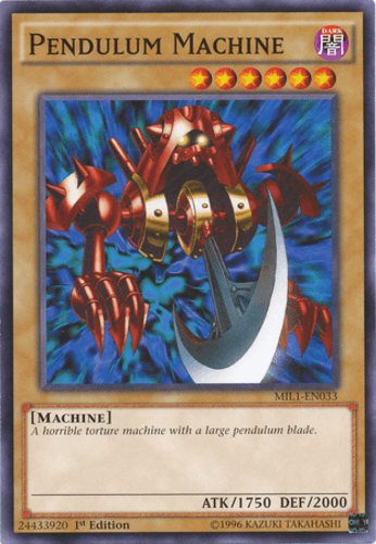 Pendulum Machine - MIL1-EN033 Common 1st Edition