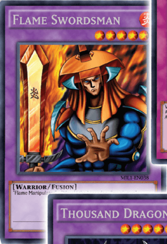 Flame Swordsman - MIL1-EN038 Rare 1st Edition
