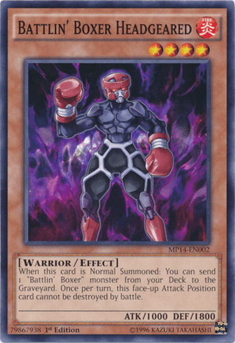Battlin' Boxer Headgeared - MP14-EN002 Common 1st Edition