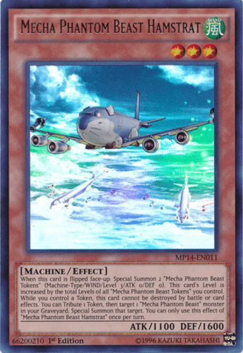 Mecha Phantom Beast Hamstrat - MP14-EN011 Ultra Rare 1st Edition