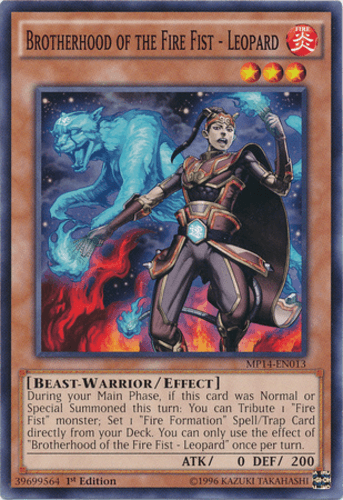Brotherhood of the Fire Fist - Leopard - MP14-EN013 Common Unlimited