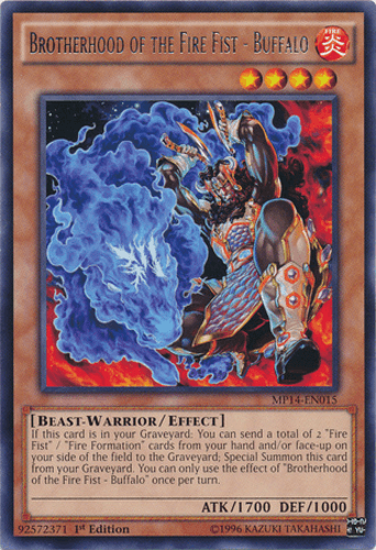 Brotherhood of the Fire Fist - Buffalo - MP14-EN015 Rare Unlimited
