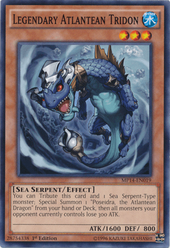 Legendary Atlantean Tridon - MP14-EN019 Common Unlimited