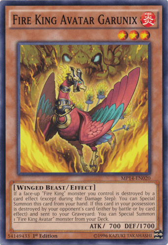 Fire King Avatar Garunix - MP14-EN020 Common 1st Edition
