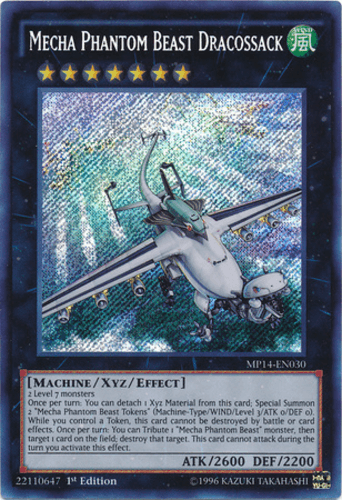 Mecha Phantom Beast Dracossack - MP14-EN030 Secret Rare Unlimited