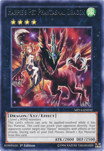 Harpie's Pet Phantasmal Dragon - MP14-EN032 Rare Unlimited