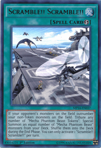 Scramble!! Scramble!! - MP14-EN037 Ultra Rare 1st Edition