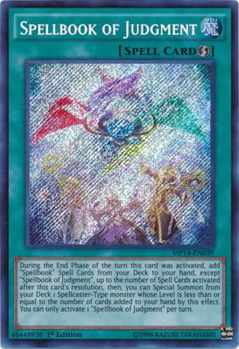 Spellbook of Judgment - MP14-EN039 Secret Rare 1st Edition