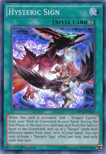 Hysteric Sign - MP14-EN041 Super Rare Unlimited