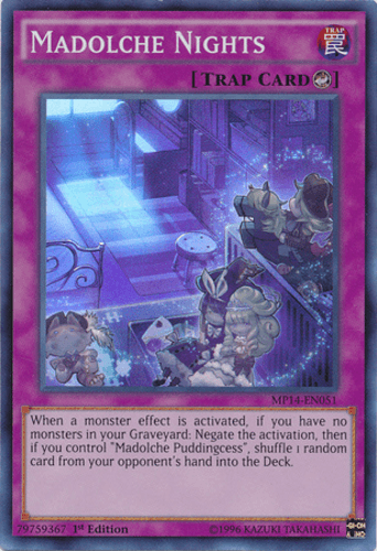 Madolche Nights - MP14-EN051 Super Rare 1st Edition