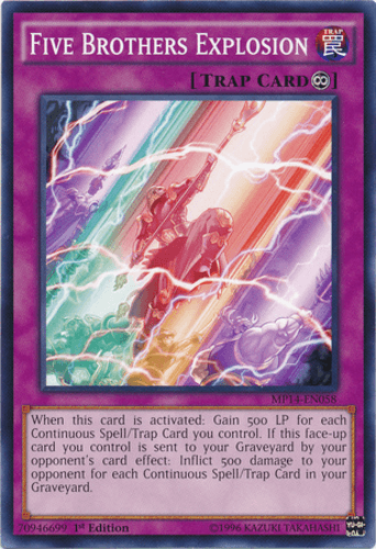 Five Brothers Explosion - MP14-EN058 Common 1st Edition