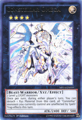 Constellar Omega - MP14-EN059 Ultra Rare 1st Edition