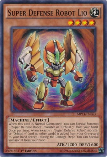 Super Defense Robot Lio - MP14-EN063 Common 1st Edition