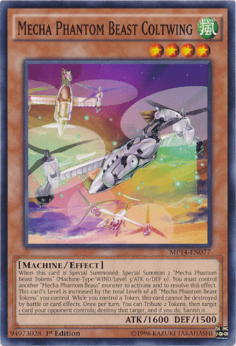 Mecha Phantom Beast Coltwing - MP14-EN077 Common 1st Edition