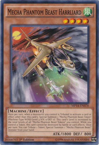Mecha Phantom Beast Harrliard - MP14-EN078 Common 1st Edition