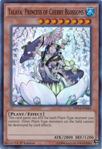Talaya, Princess of Cherry Blossoms - MP14-EN089 Super Rare Unlimited