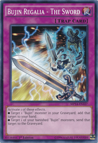 Bujin Regalia - The Sword - MP14-EN107 Common Unlimited
