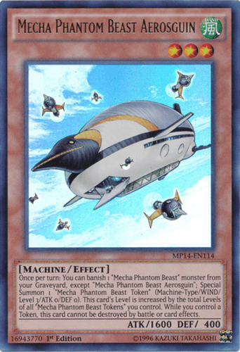 Mecha Phantom Beast Aerosguin - MP14-EN114 Ultra Rare Unlimited