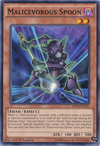 Malicevorous Spoon - MP14-EN127 Common Unlimited