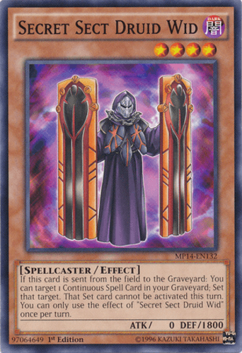 Secret Sect Druid Wid - MP14-EN132 Common Unlimited