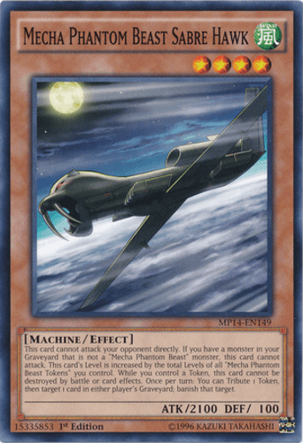 Mecha Phantom Beast Sabre Hawk - MP14-EN149 Common 1st Edition