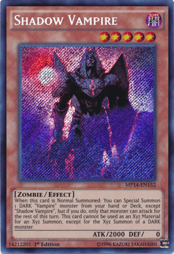Shadow Vampire - MP14-EN152 Secret Rare 1st Edition
