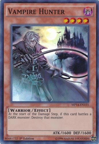 Vampire Hunter - MP14-EN155 Super Rare 1st Edition
