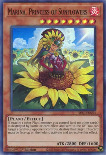 Marina, Princess of Sunflowers - MP14-EN157 Super Rare Unlimited