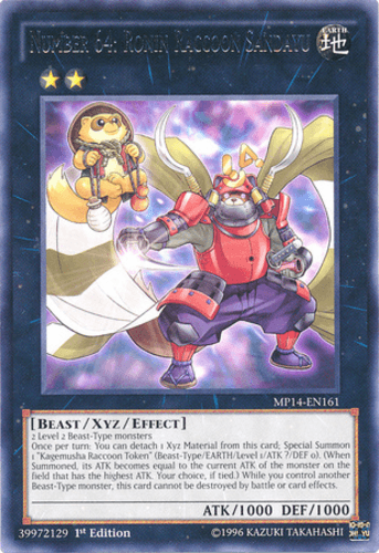 Number 64: Ronin Raccoon Sandayu - MP14-EN161 Rare Unlimited