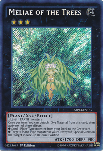 Meliae of the Trees - MP14-EN165 Secret Rare Unlimited