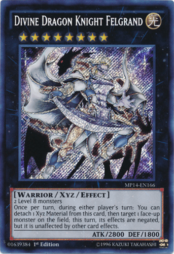 Divine Dragon Knight Felgrand - MP14-EN166 Secret Rare Unlimited