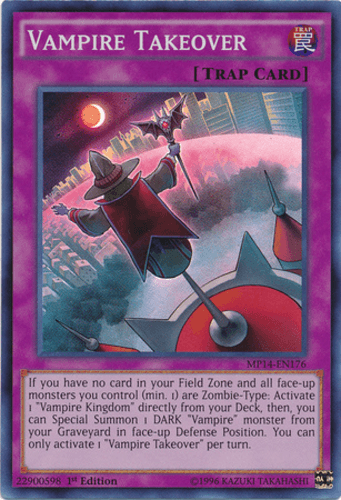 Vampire Takeover - MP14-EN176 Super Rare 1st Edition