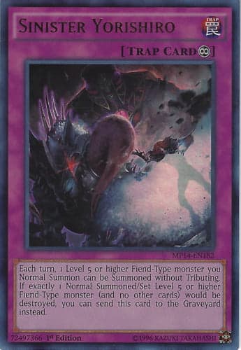 Sinister Yorishiro - MP14-EN182 Ultra Rare 1st Edition