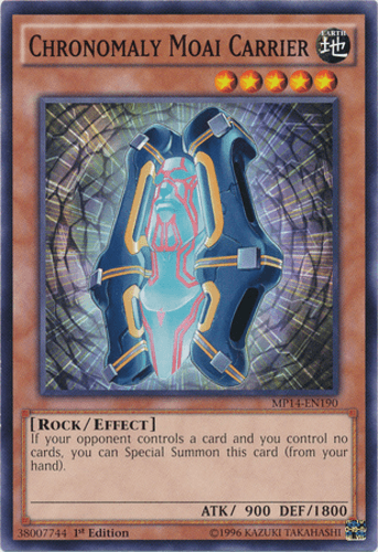 Chronomaly Moai Carrier - MP14-EN190 Common 1st Edition