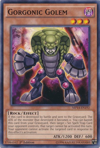 Gorgonic Golem - MP14-EN192 Common 1st Edition