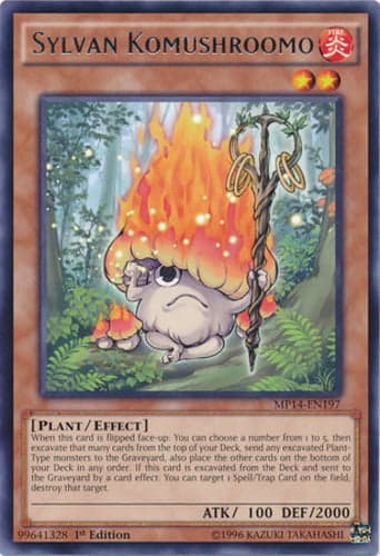 Sylvan Komushroomo - MP14-EN197 Rare 1st Edition