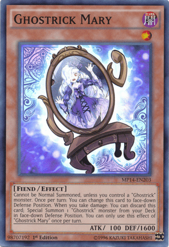 Ghostrick Mary - MP14-EN203 Super Rare 1st Edition