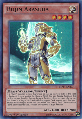 Bujin Arasuda - MP14-EN207 Ultra Rare 1st Edition