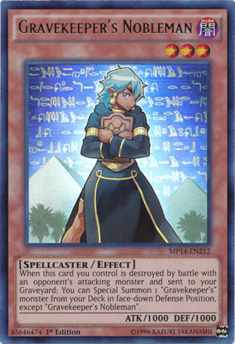 Gravekeeper's Nobleman - MP14-EN212 Ultra Rare Unlimited