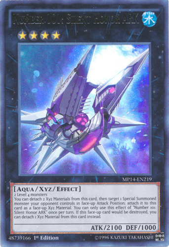Number 101: Silent Honor ARK - MP14-EN219 Ultra Rare 1st Edition