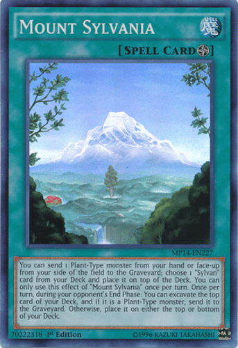 Mount Sylvania - MP14-EN227 Super Rare 1st Edition