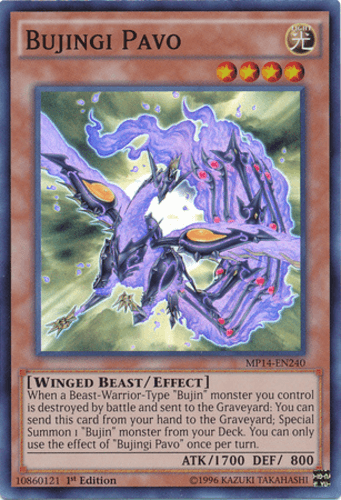 Bujingi Pavo - MP14-EN240 Super Rare Unlimited