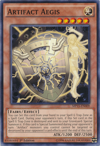 Artifact Aegis - MP15-EN009 Common 1st Edition