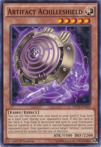Artifact Achilleshield - MP15-EN010 Common 1st Edition